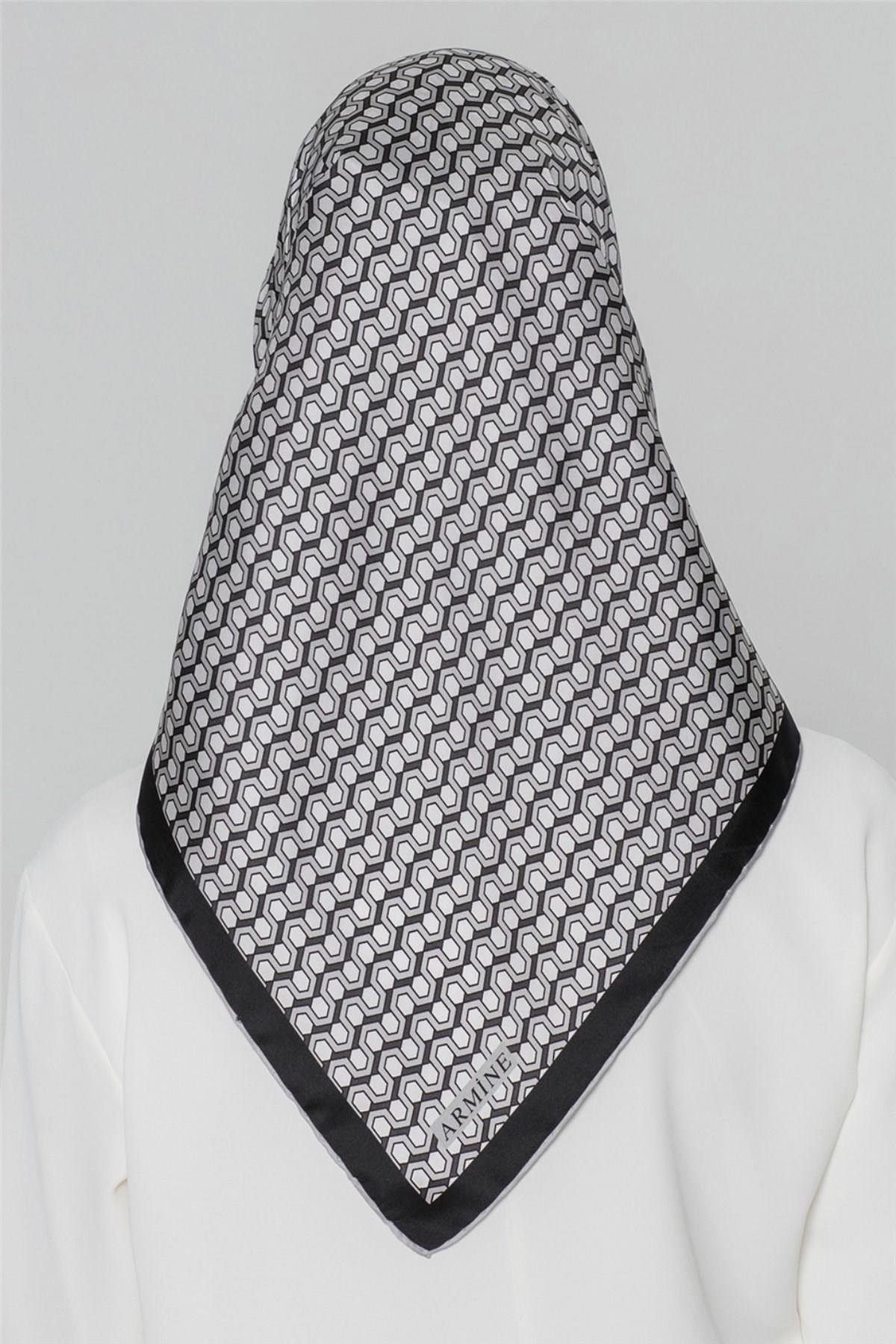 Armine Nostalji Serisi Twill İpek Eşarp 8401D-88