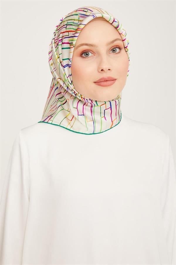 Armine Nostalji Serisi Twill İpek Eşarp 9027-31NT