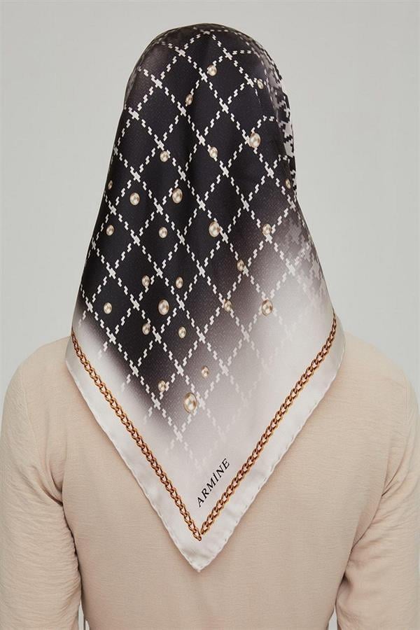 Armine Nostalji Serisi Twill İpek Eşarp 8612D-04