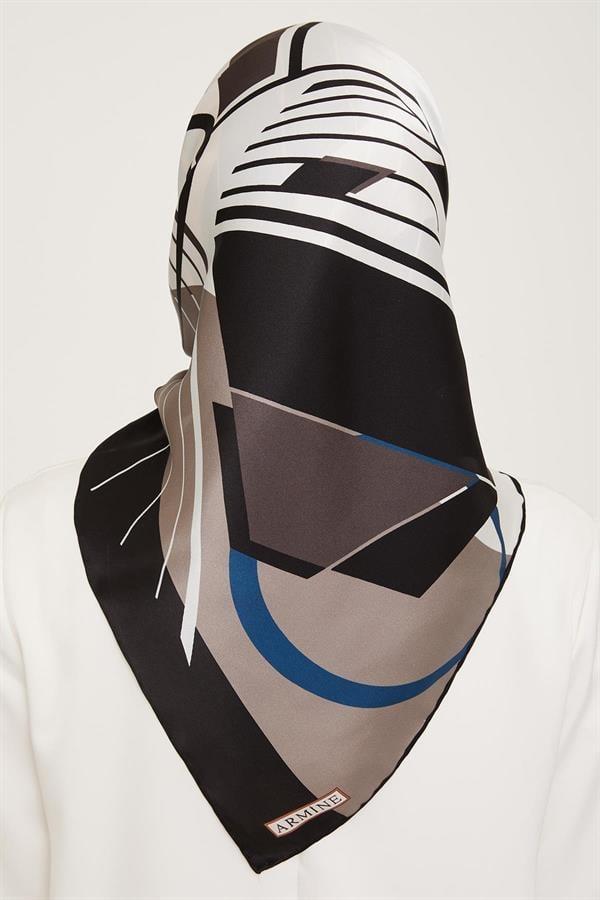 Armine Nostalji Serisi Twill İpek Eşarp 9050-57NT