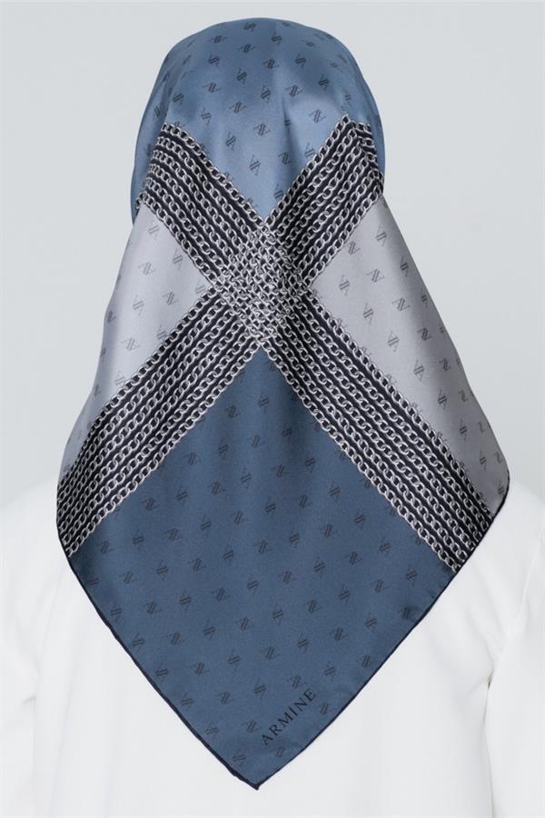 Armine Nostalji Serisi Twill İpek Eşarp 8113D-04