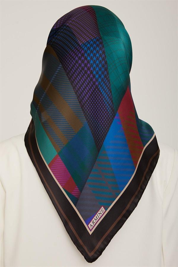 Armine Nostalji Serisi Twill İpek Eşarp 8819-04NT