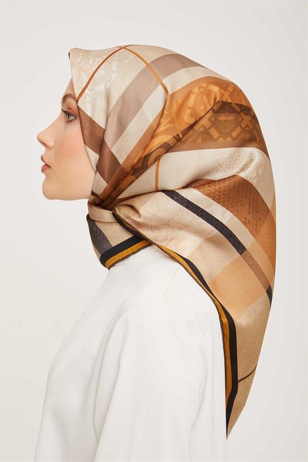 Armine Nostalji Serisi Twill İpek Eşarp 9023-51NT