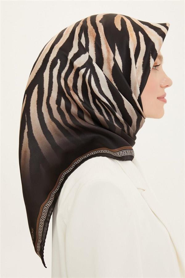 Armine Nostalji Serisi Twill İpek Eşarp 8345-09