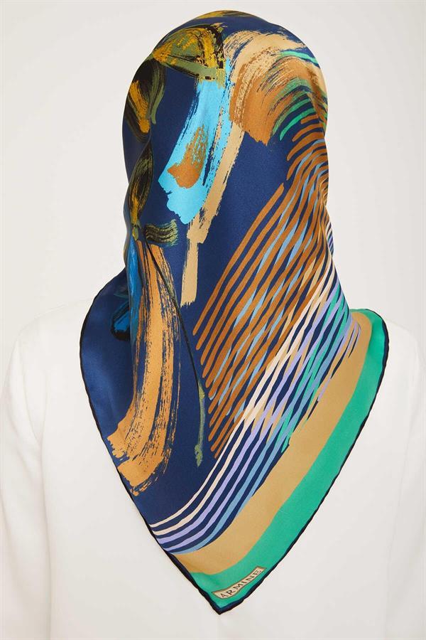 Armine Nostalji Serisi Twill İpek Eşarp 9047-36NT