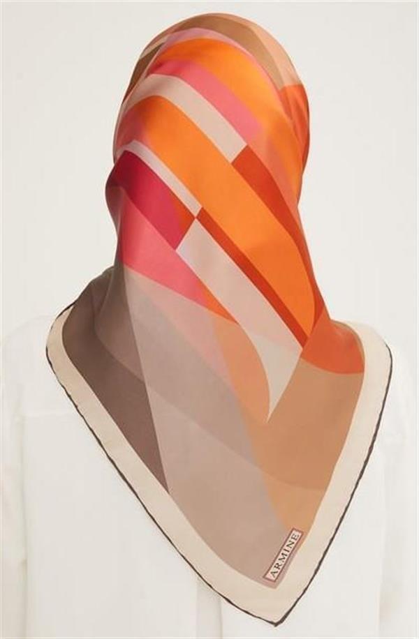 Armine Nostalji Serisi Twill İpek Eşarp 8901-05NT