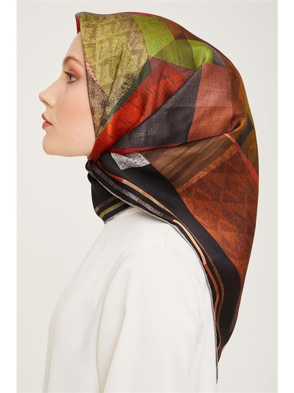 Armine Nostalji Serisi Twill İpek Eşarp 9002-33NT