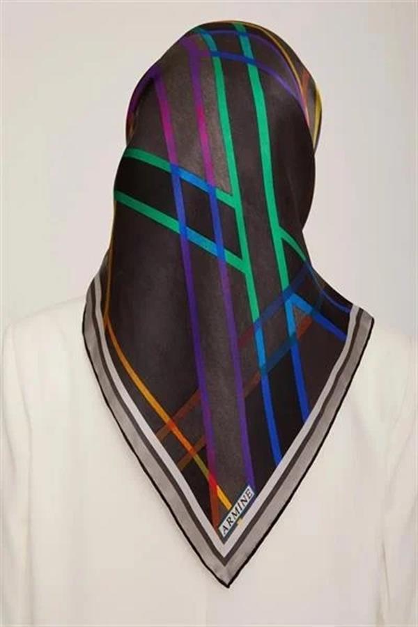 Armine Nostalji Serisi Twill İpek Eşarp 8843D-07
