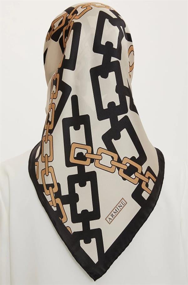 Armine Nostalji Serisi Twill İpek Eşarp 8736D-01
