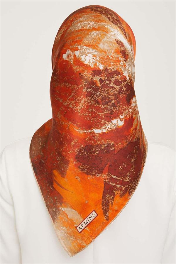 Armine Nostalji Serisi Twill İpek Eşarp 9015-07NT