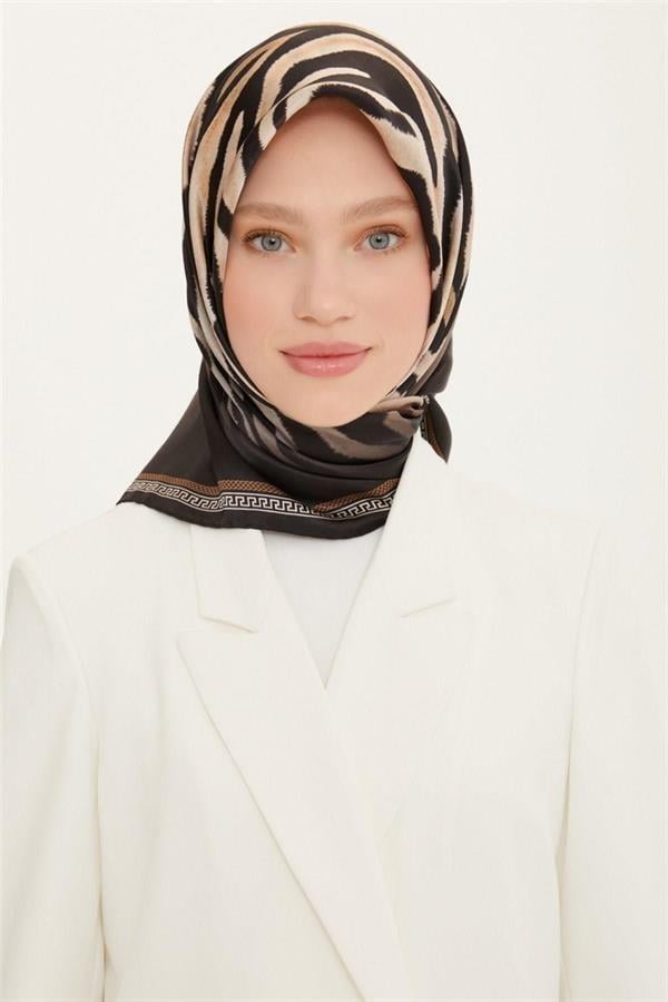 Armine Nostalji Serisi Twill İpek Eşarp 8345-09
