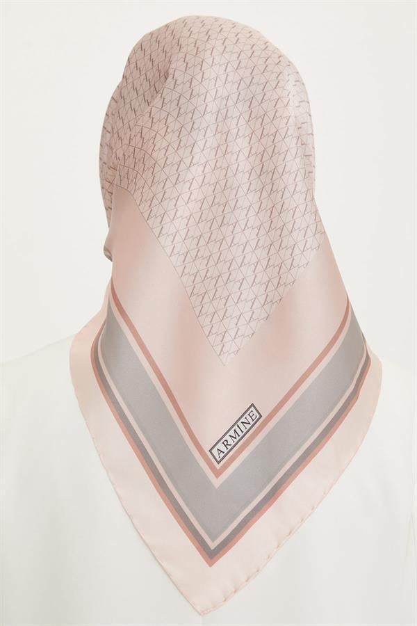 Armine Nostalji Serisi Twill İpek Eşarp 8724D-05
