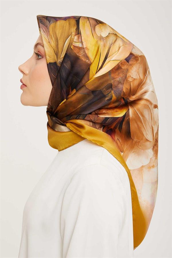 Armine Nostalji Serisi Twill İpek Eşarp 9001-58NT