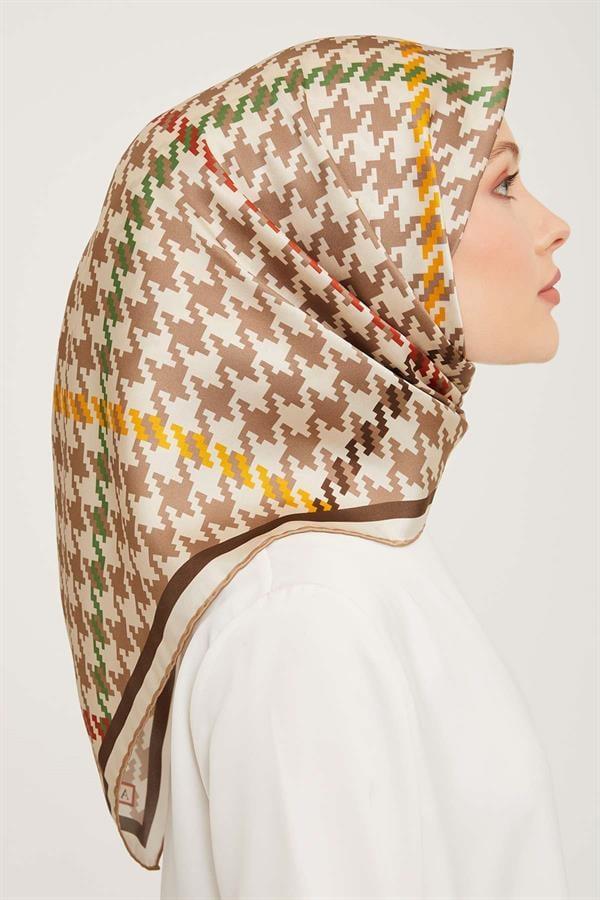 Armine Nostalji Serisi Twill İpek Eşarp 9000D-32