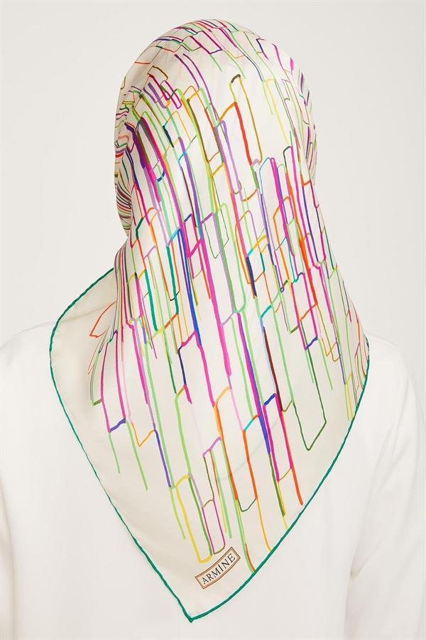 Armine Nostalji Serisi Twill İpek Eşarp 9027-31NT