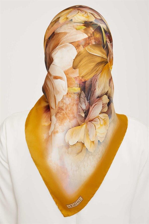 Armine Nostalji Serisi Twill İpek Eşarp 9001-58NT