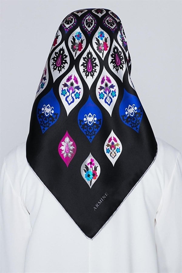 Armine Nostalji Twill İpek Eşarp 7901-22