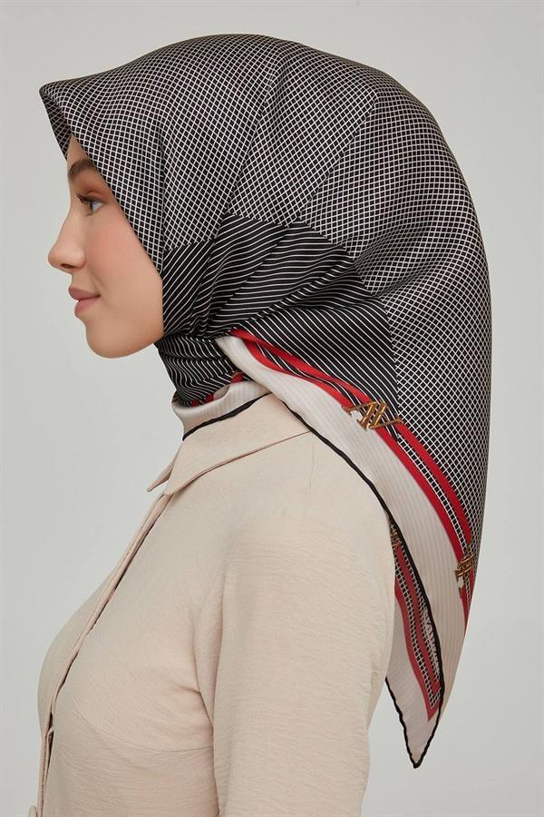 Armine Özel Nostalji Serisi Sura İpek Eşarp Modelleri 8616DS-37