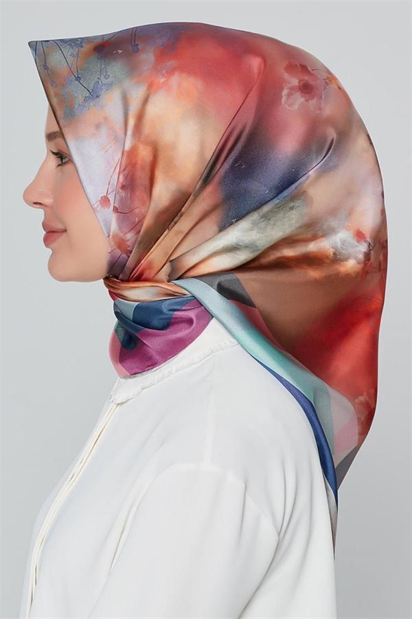 Armine Özel Nostalji Serisi Twill İpek Eşarp Modelleri 8354D-06