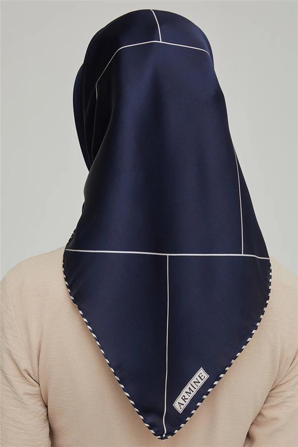 Armine Özel Nostalji Serisi Twill İpek Eşarp 8655D-05