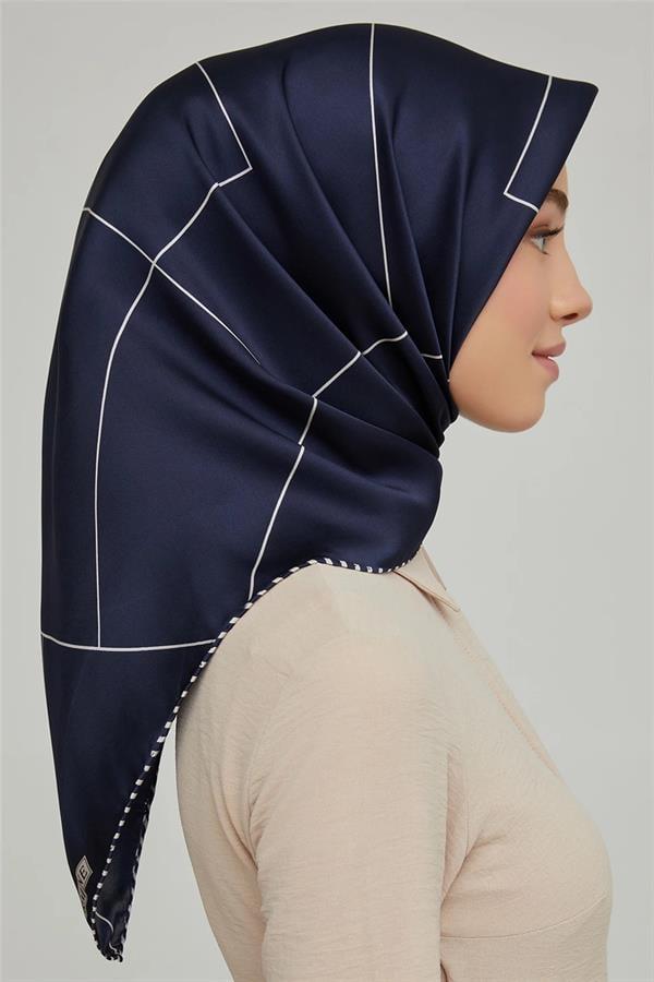 Armine Özel Nostalji Serisi Twill İpek Eşarp 8655D-05