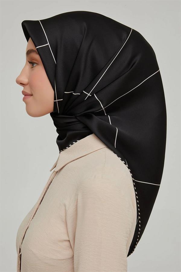 Armine Özel Nostalji Serisi Twill İpek Eşarp 8655D-02