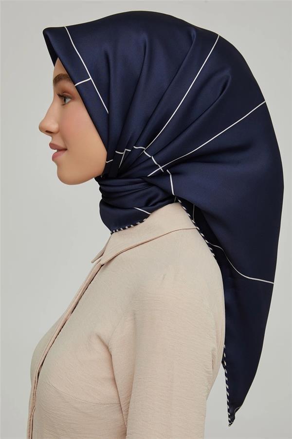 Armine Özel Nostalji Serisi Twill İpek Eşarp 8655D-05