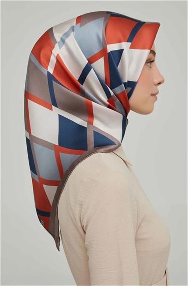 Armine Özel Nostalji Serisi Twill İpek Eşarp 8664D-27