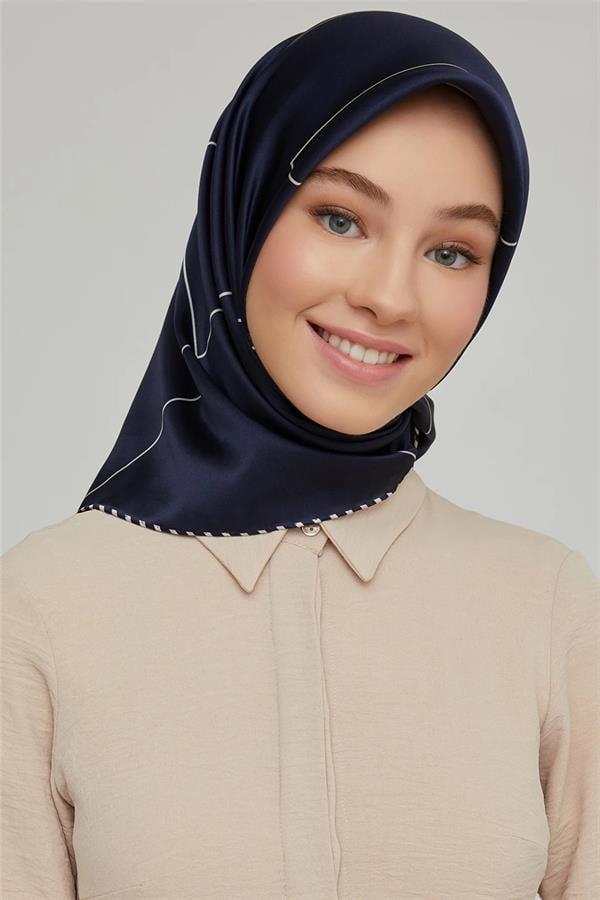 Armine Özel Nostalji Serisi Twill İpek Eşarp 8655D-05
