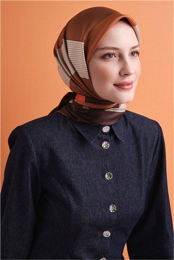 Armine Saf İpek Sura Eşarp 9610D 86