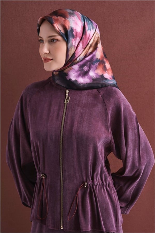Armine Saf İpek Sura Eşarp 9613D 03