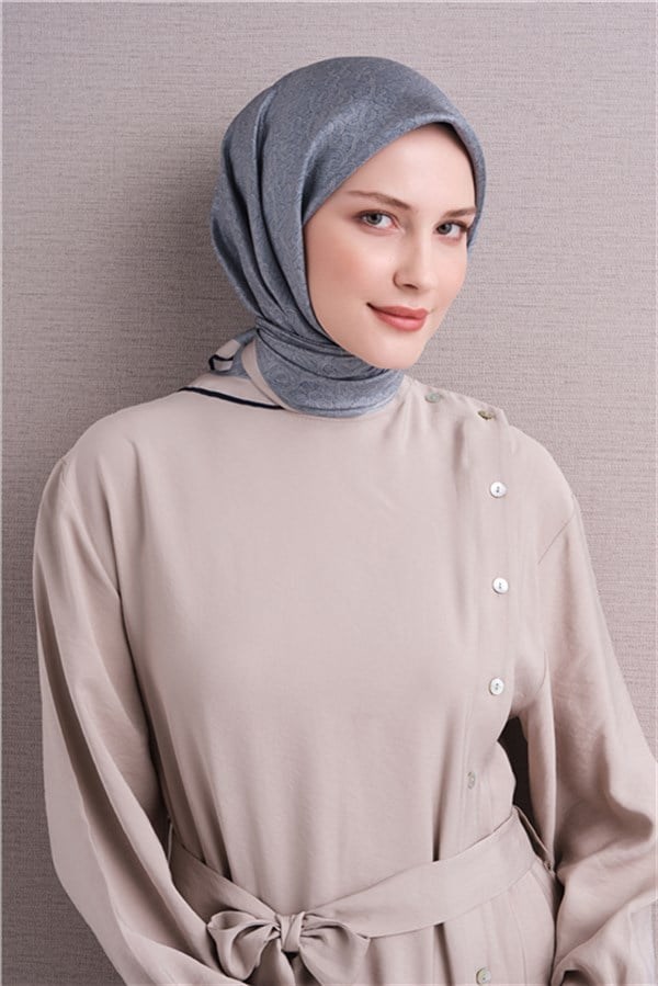 Armine Saf İpek Twill Eşarp 9601D 03
