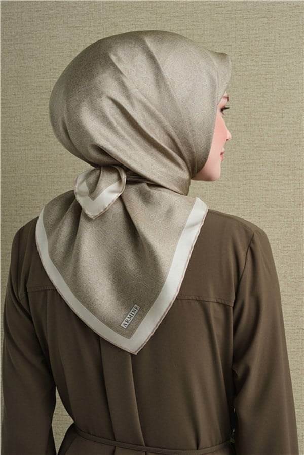 Armine Saf İpek Twill Eşarp 9601D 09