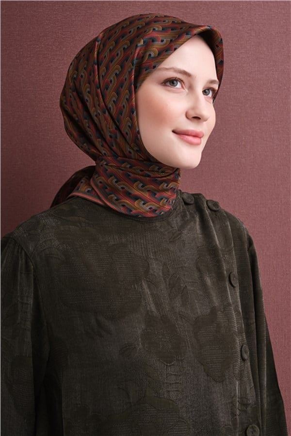 Armine Saf İpek Twill Eşarp 9604D 80