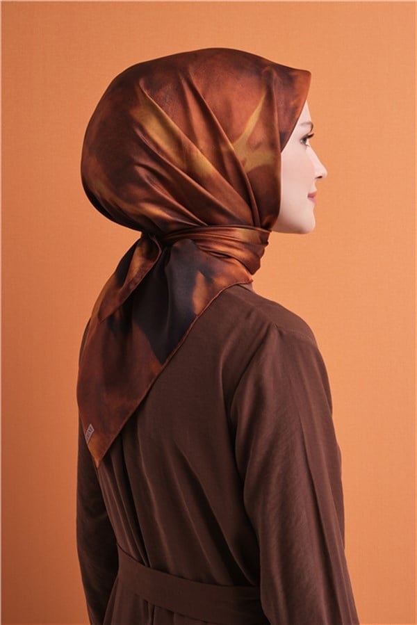 Armine Saf İpek Twill Eşarp 9606D 52