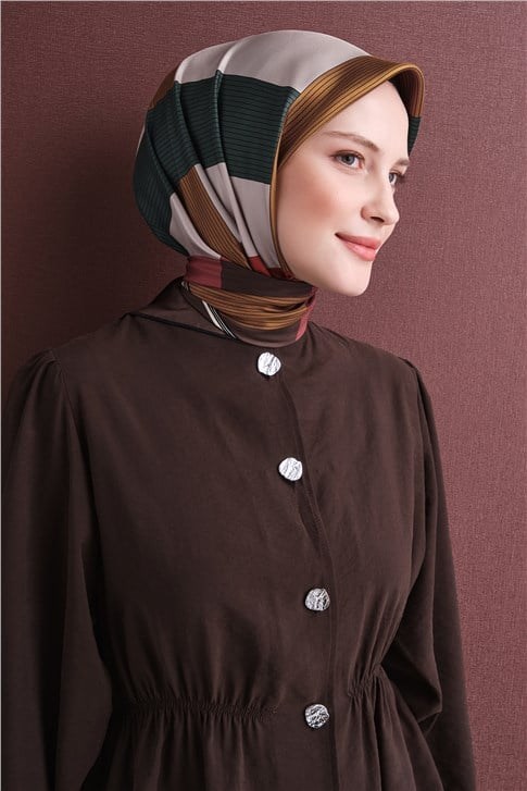 Armine Saf İpek Twill Eşarp 9610D 80