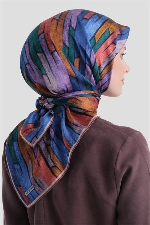 Armine Saf İpek Twill Eşarp 9612D 53