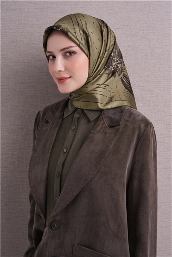 Armine Saf İpek Twill Eşarp 9617D 32