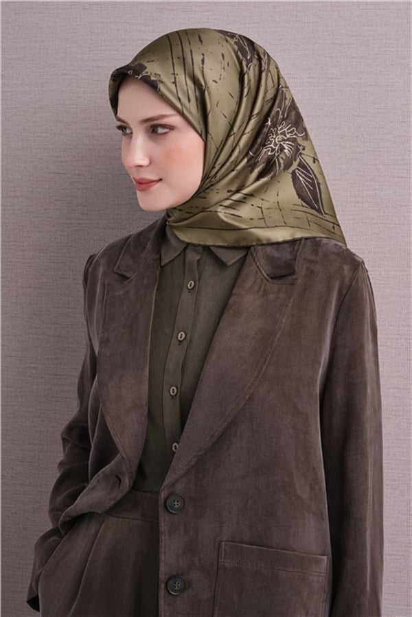 Armine Saf İpek Twill Eşarp 9617D 32