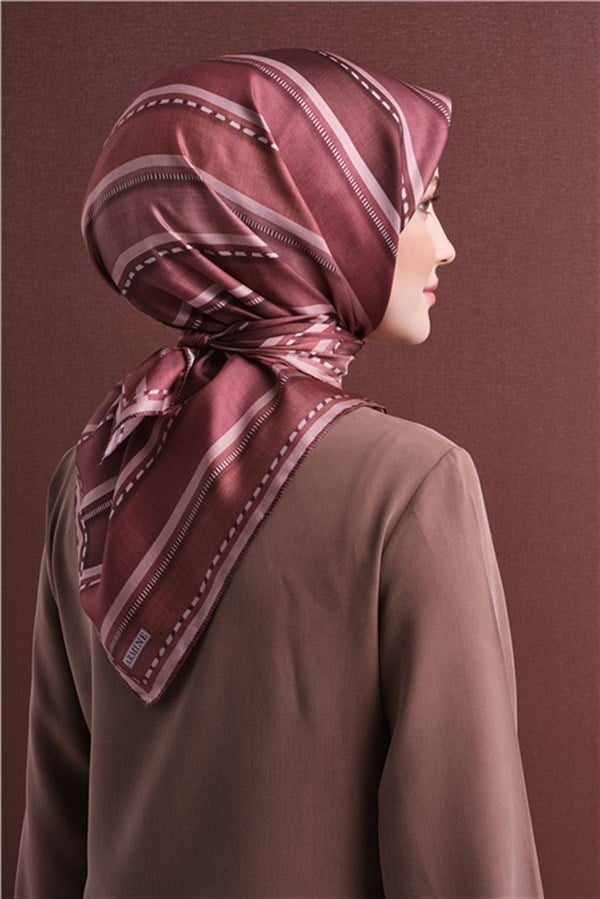 Armine Saf İpek Twill Eşarp 9621D 51