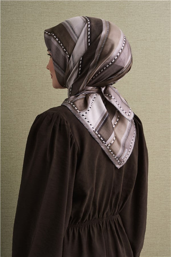 Armine Saf İpek Twill Eşarp 9621D 84