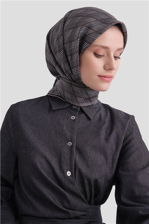 Armine Saf İpek Twill Eşarp 9626D 01