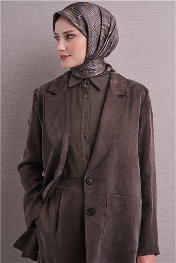 Armine Saf İpek Twill Eşarp 9626D 52