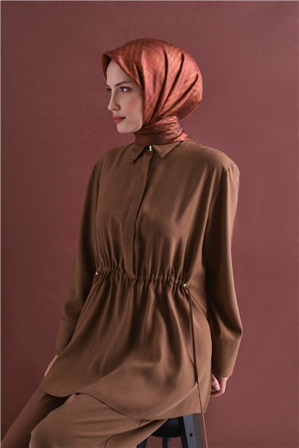 Armine Saf İpek Twill Eşarp 9628D 02