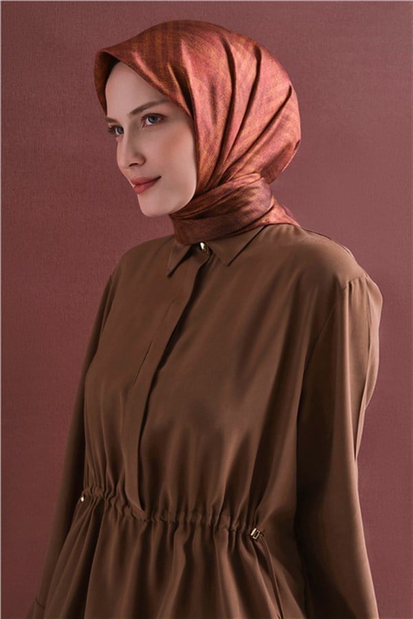 Armine Saf İpek Twill Eşarp 9628D 02