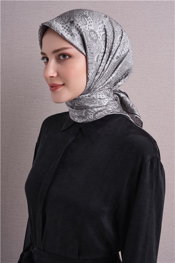Armine Saf İpek Twill Eşarp 9631D 55