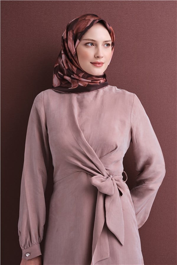 Armine Saf İpek Twill Eşarp 9632D 55