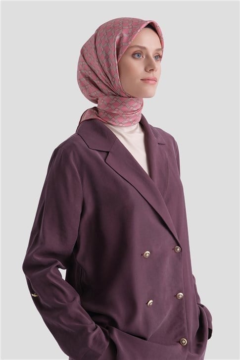 Armine Saf İpek Twill Eşarp 9636D 30