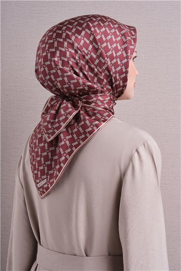 Armine Saf İpek Twill Eşarp 9636D 86