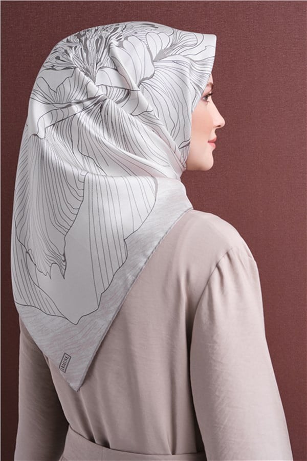 Armine Saf İpek Twill Eşarp 9639D 80